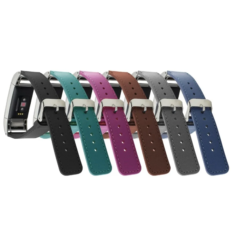 Elegant Fitbit Charge 2 Echtes Leder armband