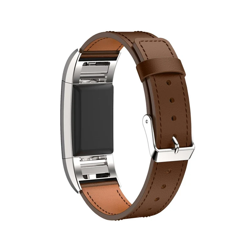 Brillant Fitbit Charge 2 Echtes Leder armband