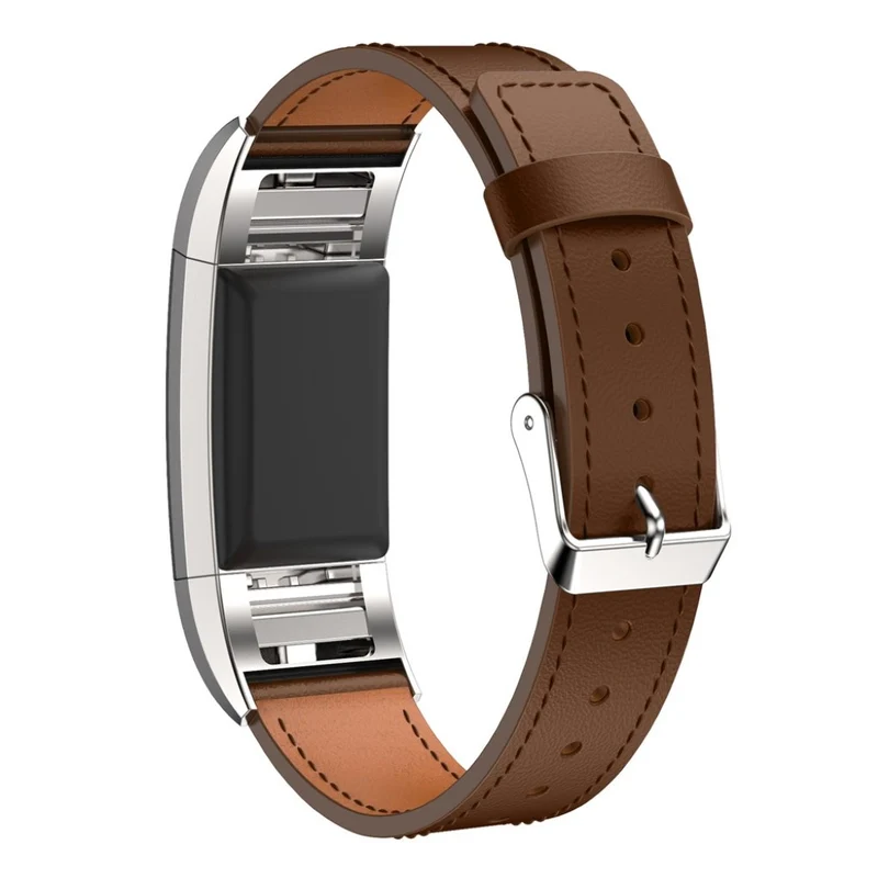 Brillant Fitbit Charge 2 Echtes Leder armband