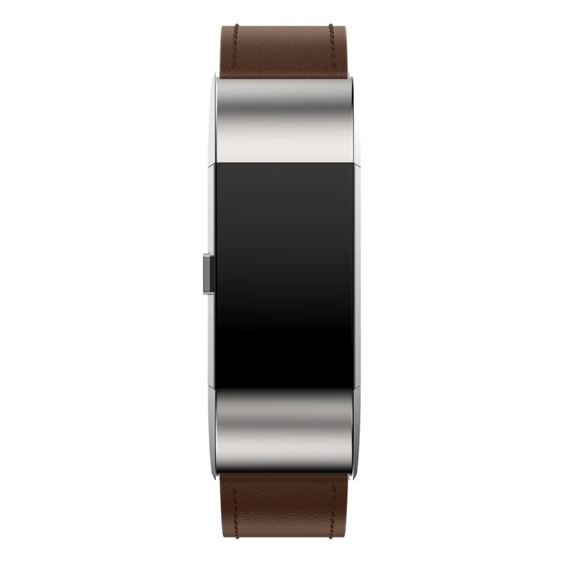 Brillant Fitbit Charge 2 Echtes Leder armband