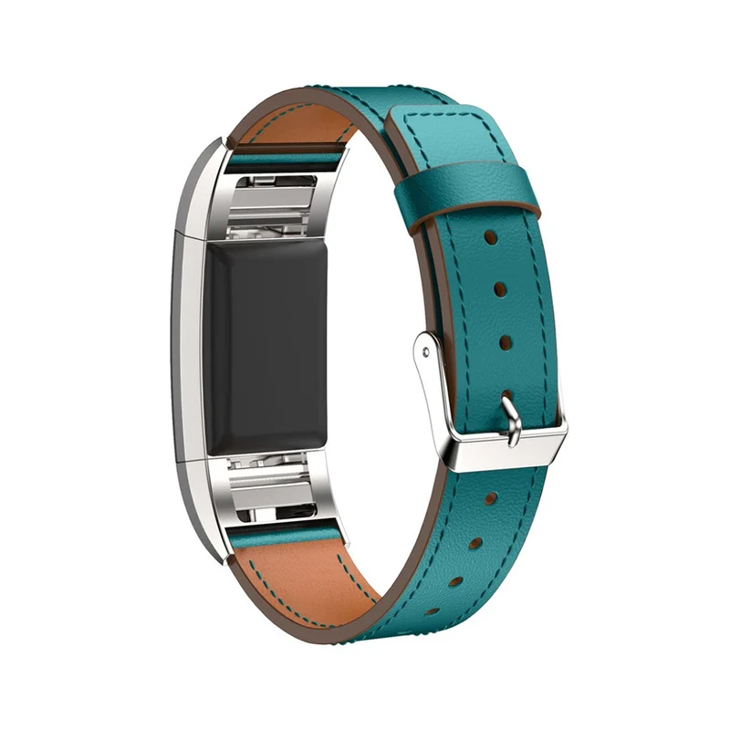 Brillant Fitbit Charge 2 Echtes Leder armband