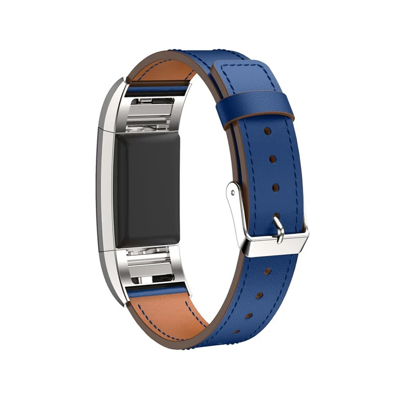 Brillant Fitbit Charge 2 Echtes Leder armband