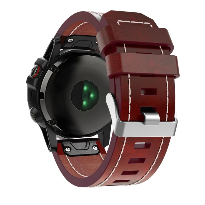 Garmin Fenix 5X / Garmin Tactix Charlie Kunstleder armband