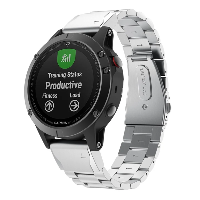 Auffallend schön Garmin Fenix 5 Metall armband