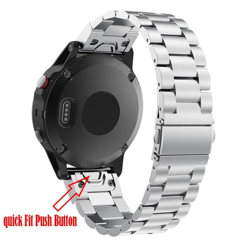 Auffallend schön Garmin Fenix 5 Metall armband