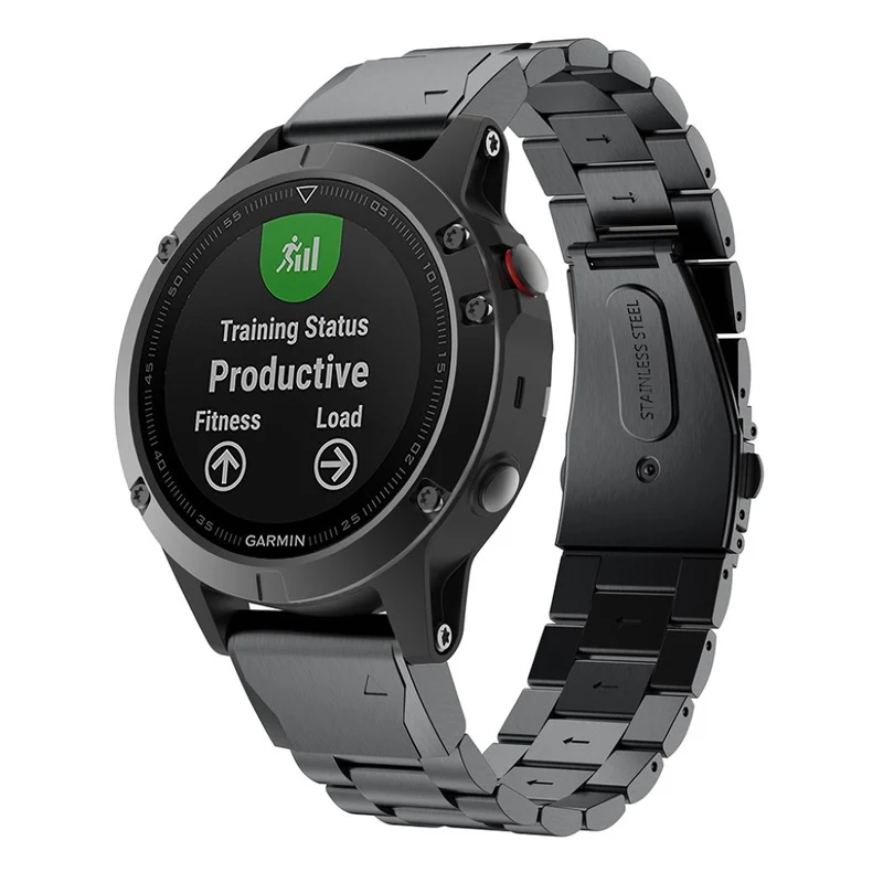 Auffallend schön Garmin Fenix 5 Metall armband