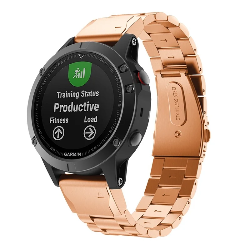 Auffallend schön Garmin Fenix 5 Metall armband