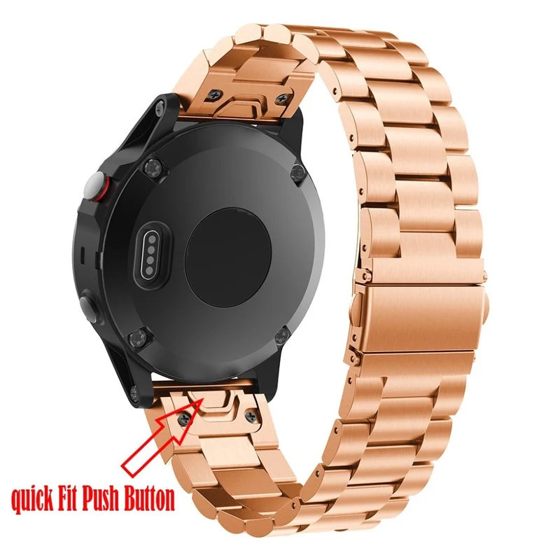 Auffallend schön Garmin Fenix 5 Metall armband