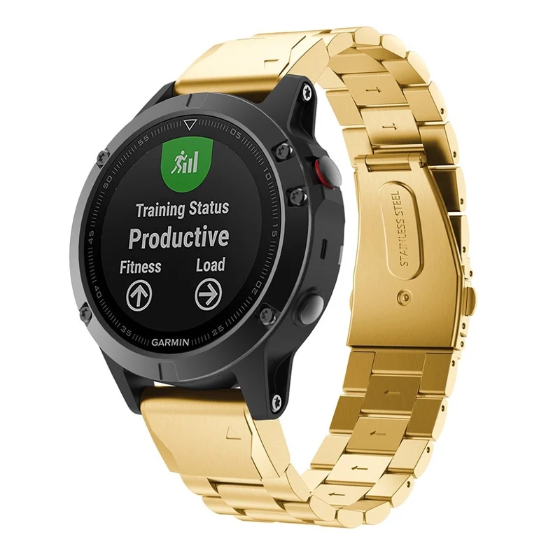 Auffallend schön Garmin Fenix 5 Metall armband