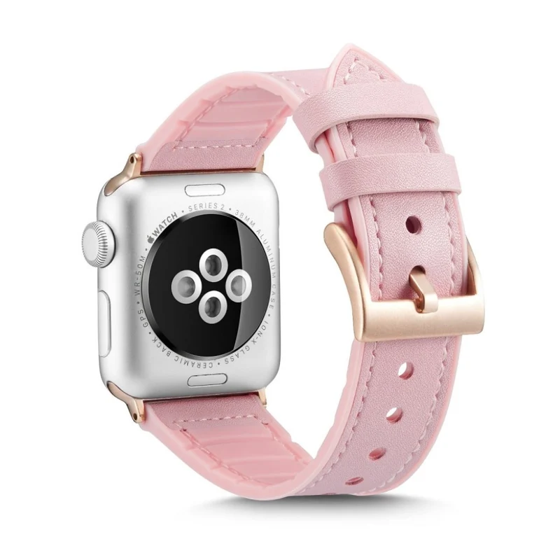 Stark Universell Apple Kunstleder und Silikon / TPU armband