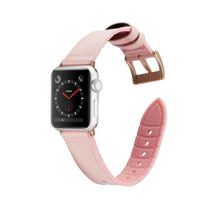 Stark Universell Apple Kunstleder und Silikon / TPU armband