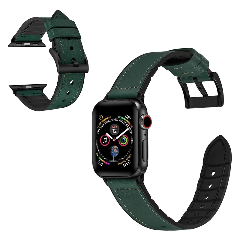 Stark Universell Apple Kunstleder und Silikon / TPU armband