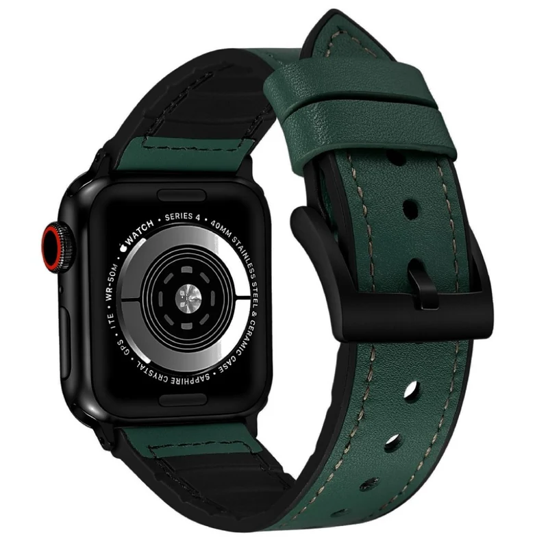 Stark Universell Apple Kunstleder und Silikon / TPU armband