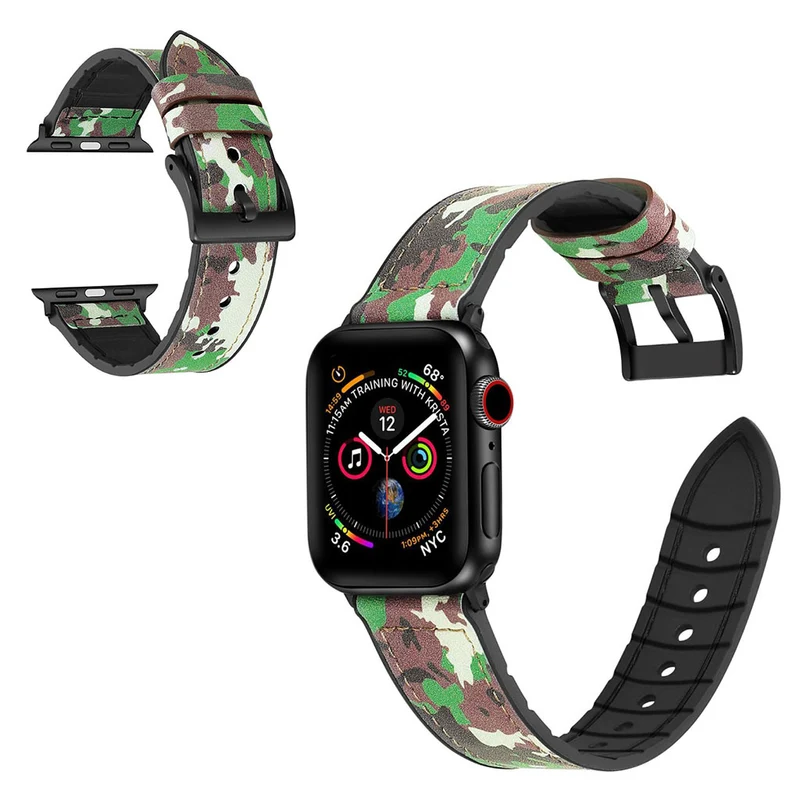 Stark Universell Apple Kunstleder und Silikon / TPU armband