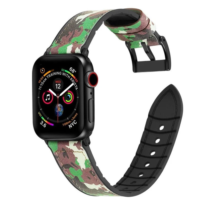 Stark Universell Apple Kunstleder und Silikon / TPU armband