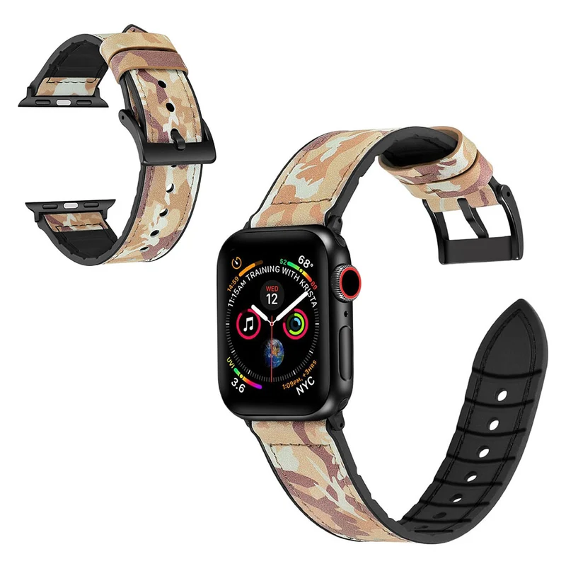Stark Universell Apple Kunstleder und Silikon / TPU armband