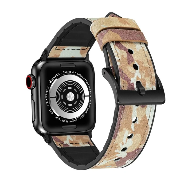 Stark Universell Apple Kunstleder und Silikon / TPU armband