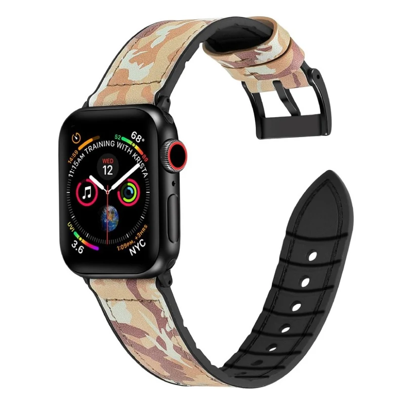 Stark Universell Apple Kunstleder und Silikon / TPU armband