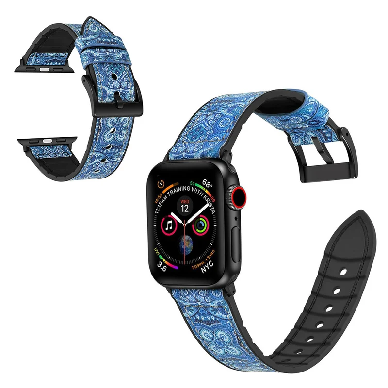 Stark Universell Apple Kunstleder und Silikon / TPU armband