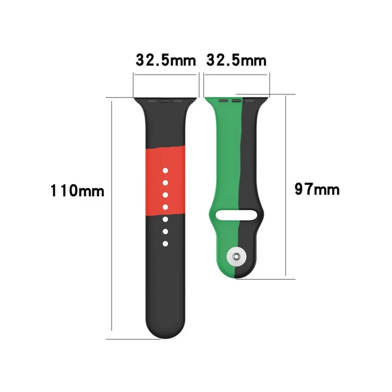 Super gut Universell Apple Silikon / TPU armband - Größe: S