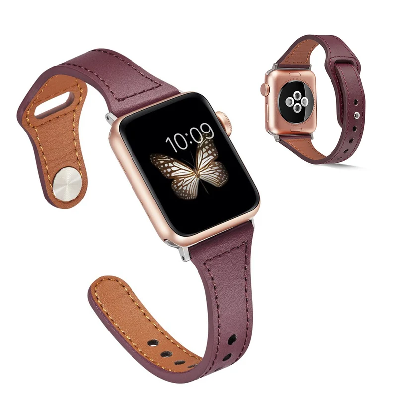 Super cool Universell Apple Echtes Leder armband