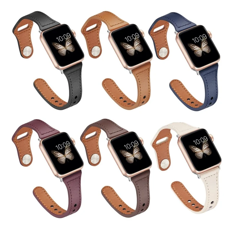 Super cool Universell Apple Echtes Leder armband