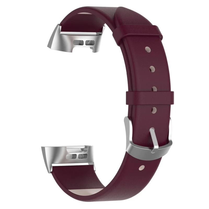 Auffallend stilvoll Fitbit Charge 3 Echtes Leder armband