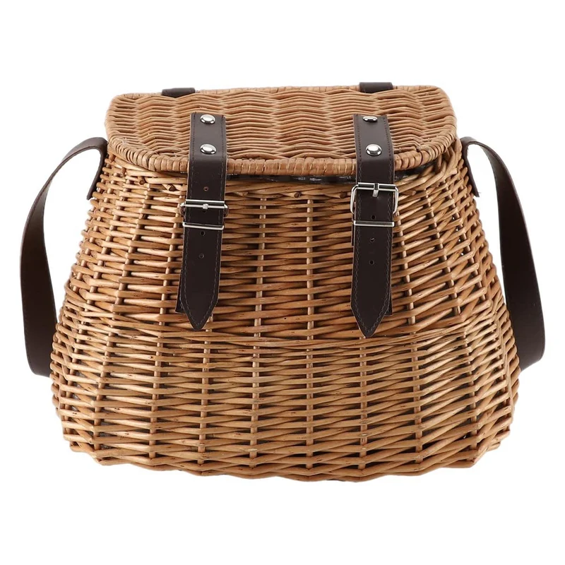 Stilvolle Gewebte Bucket Bag Karnz
