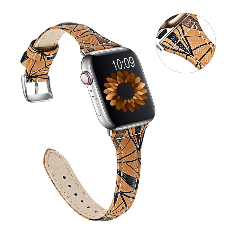 Absolut langlebig Universell Apple Echtes Leder armband
