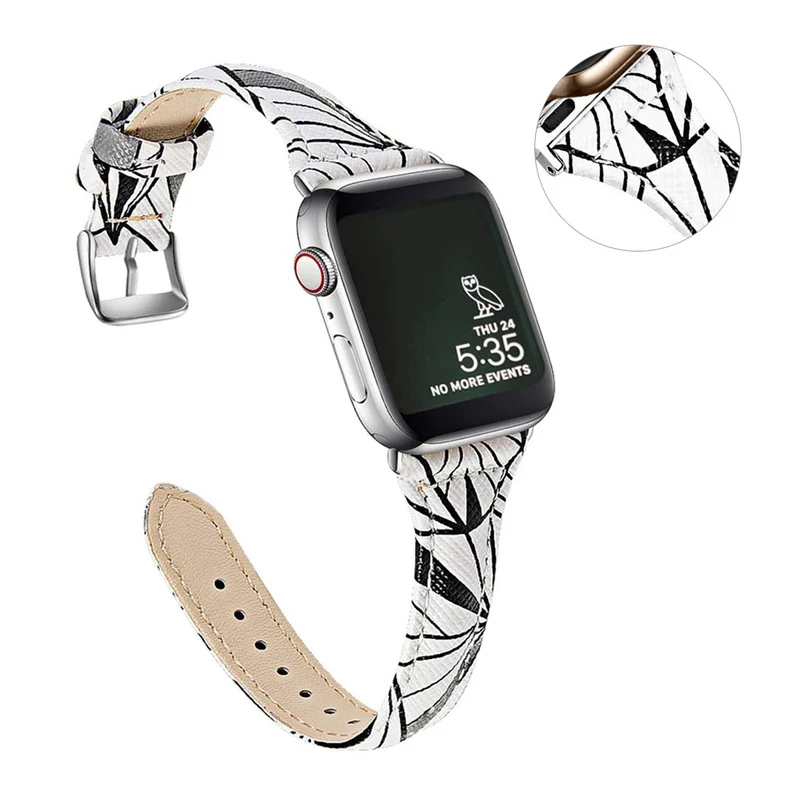 Absolut langlebig Universell Apple Echtes Leder armband