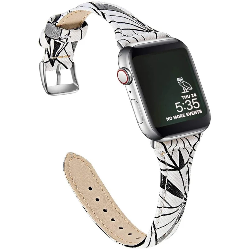 Absolut langlebig Universell Apple Echtes Leder armband