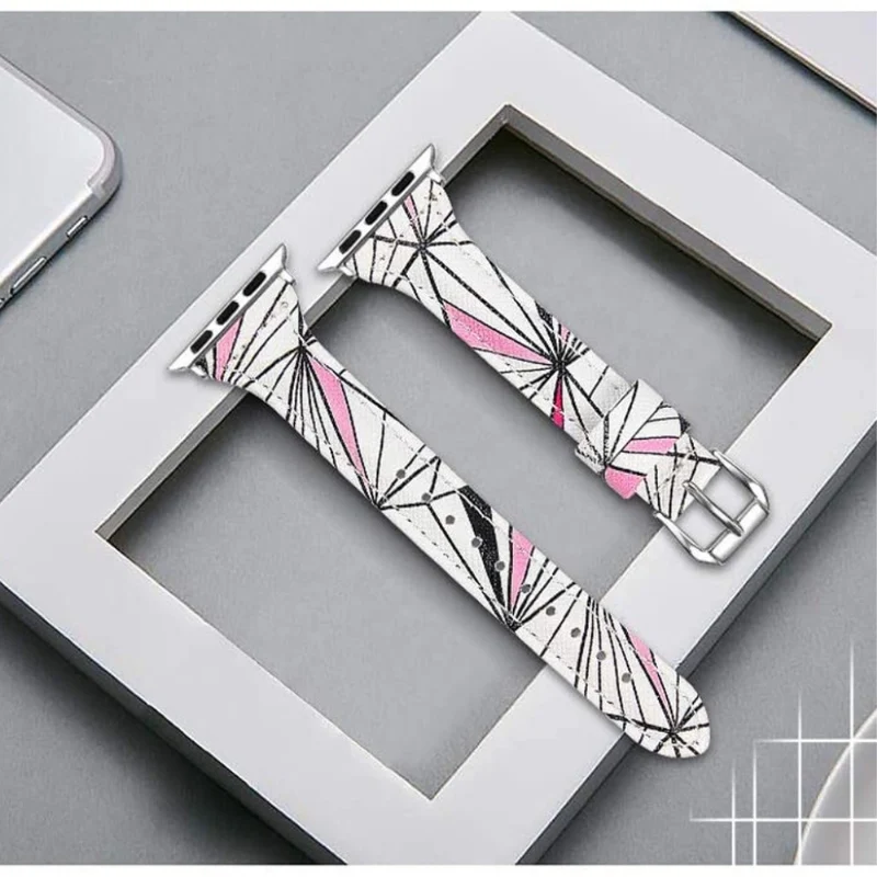 Absolut langlebig Universell Apple Echtes Leder armband
