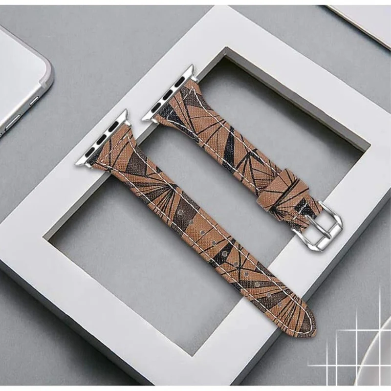 Absolut langlebig Universell Apple Echtes Leder armband