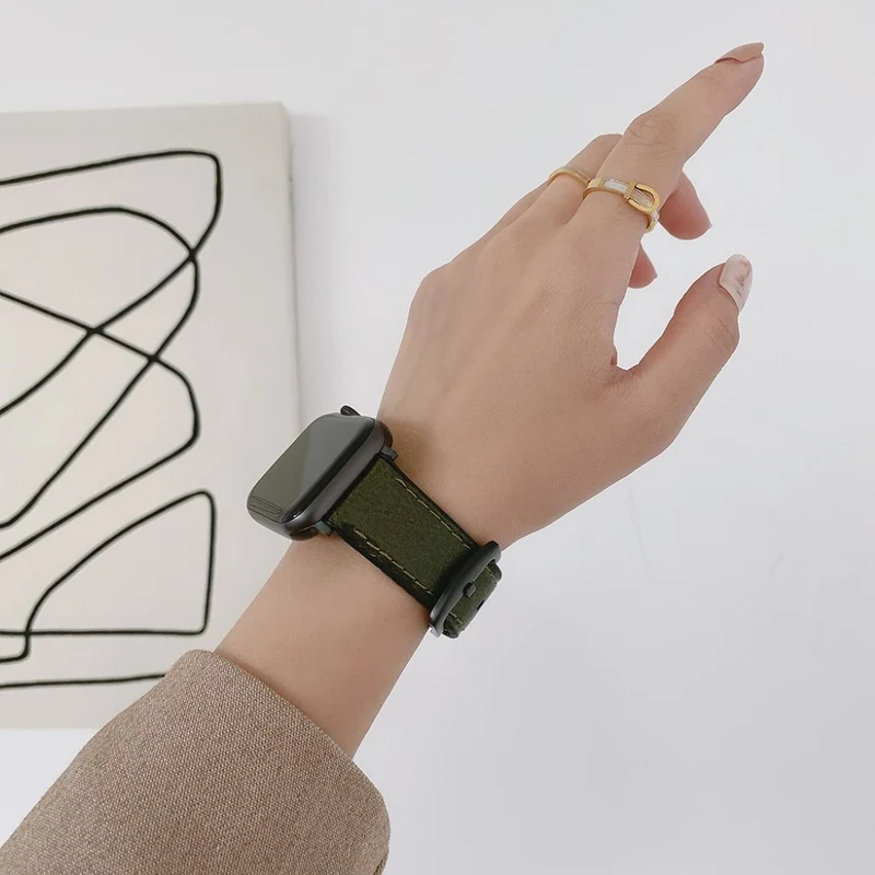 Cool Universell Apple Kunstleder und Silikon / TPU armband