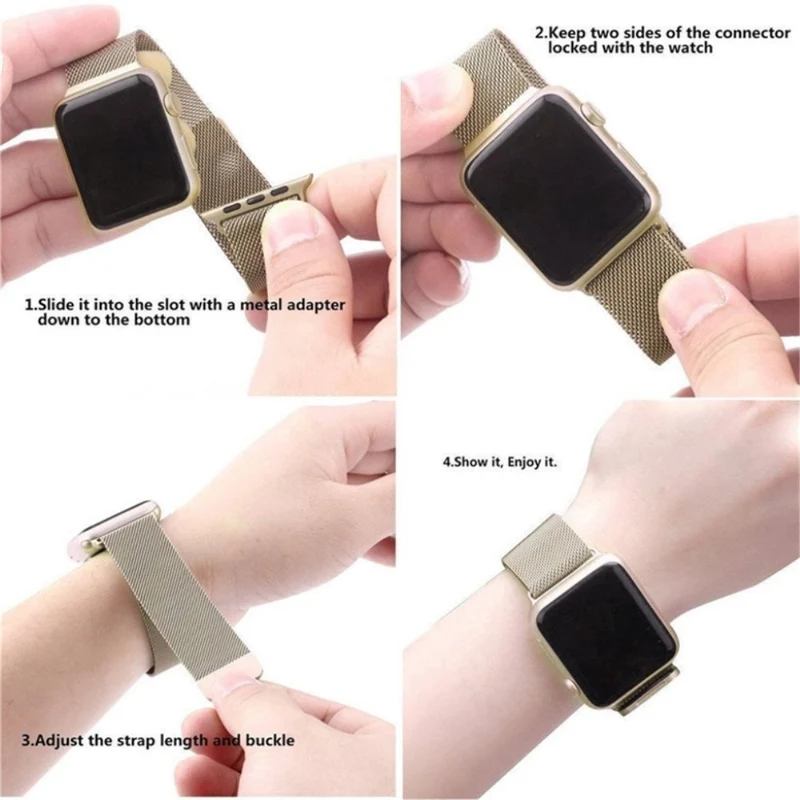 Apple Watch Series 6 40mm / Apple Watch Series 5 40mm Metall armband