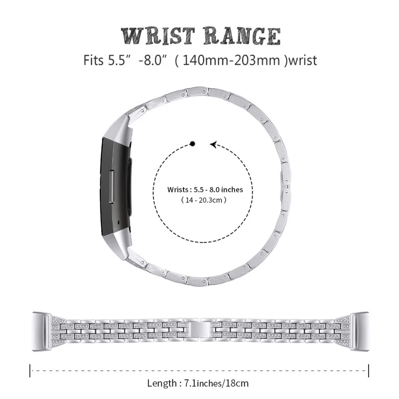 Sehr gut Fitbit Charge 3 Plastik und Silikon / TPU armband