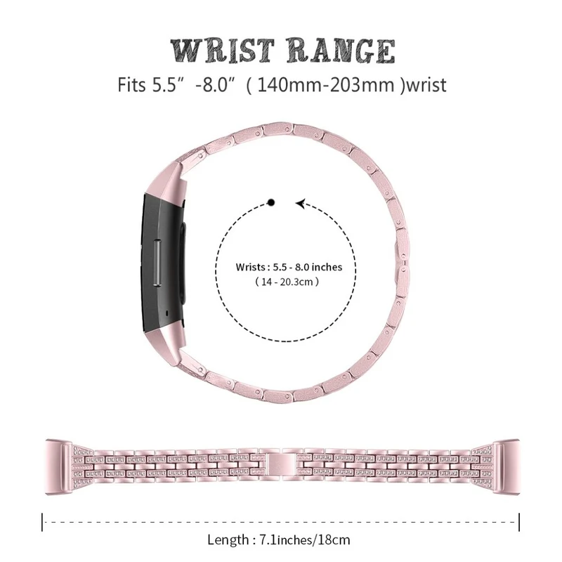 Sehr gut Fitbit Charge 3 Plastik und Silikon / TPU armband