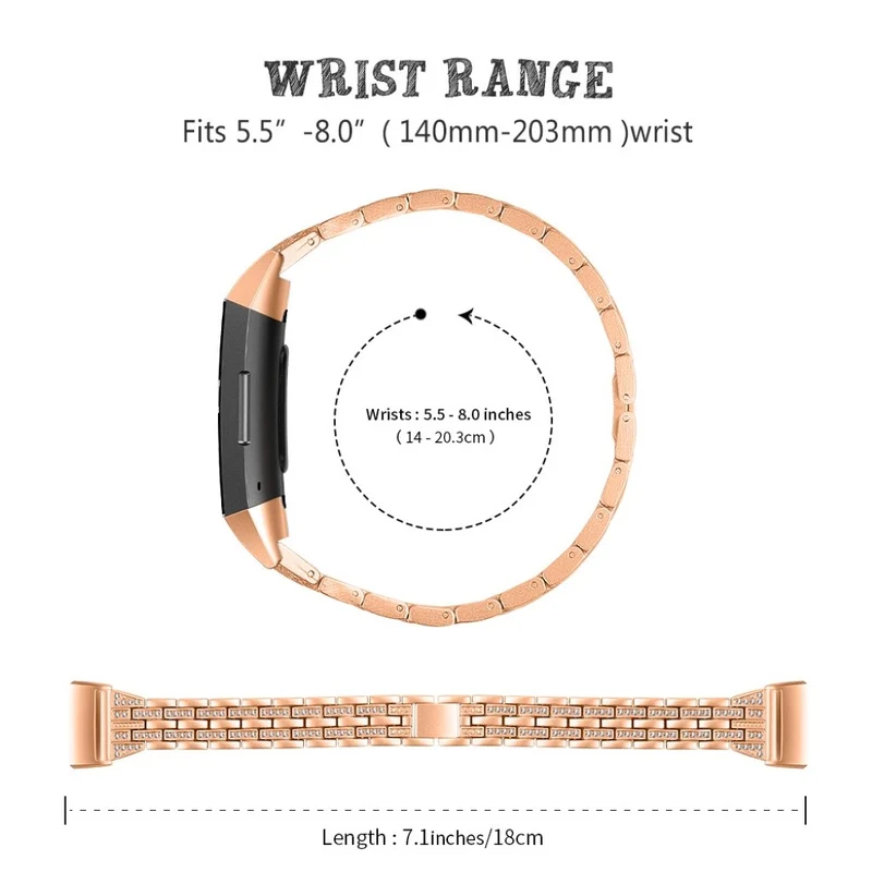 Sehr gut Fitbit Charge 3 Plastik und Silikon / TPU armband