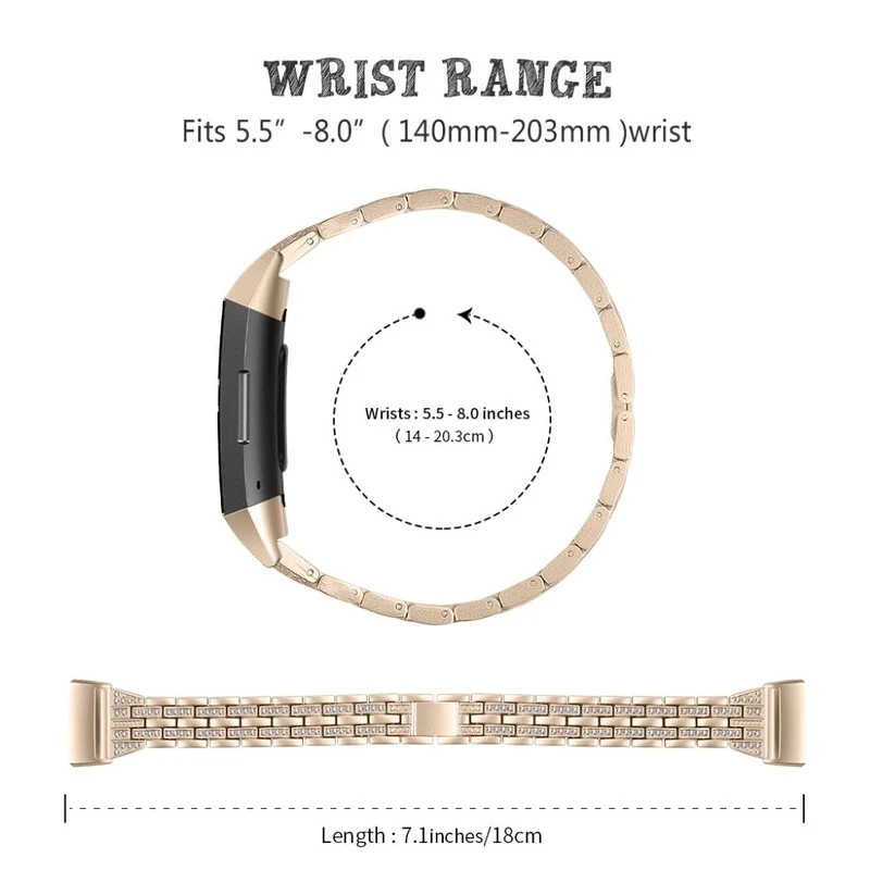 Sehr gut Fitbit Charge 3 Plastik und Silikon / TPU armband