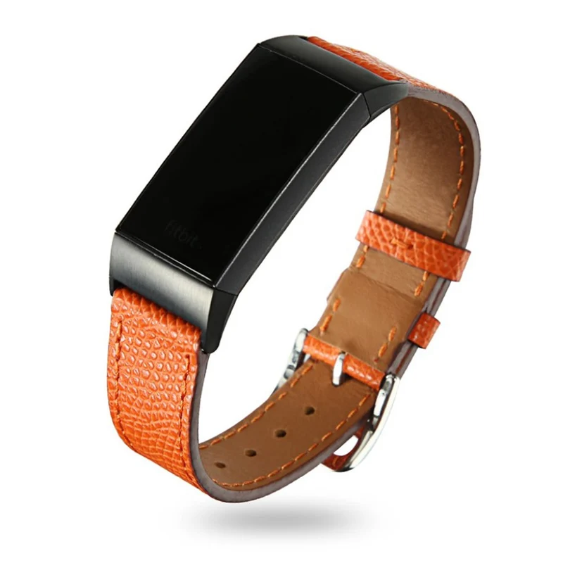 Sehr fantastisch Fitbit Charge 3 Echtes Leder armband