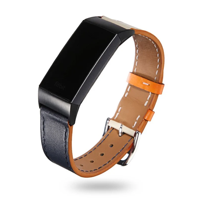 Sehr fantastisch Fitbit Charge 3 Echtes Leder armband