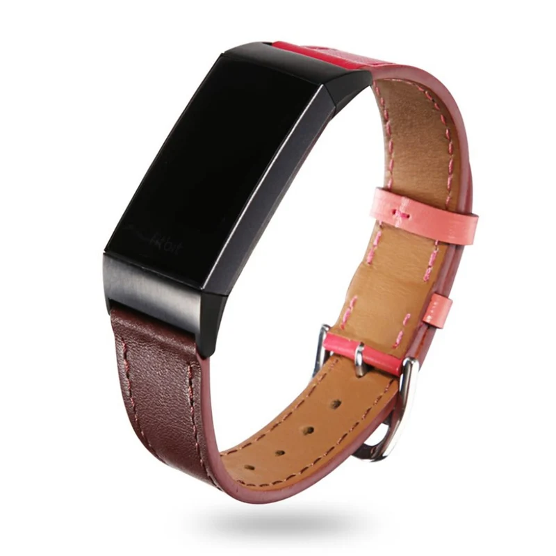 Sehr fantastisch Fitbit Charge 3 Echtes Leder armband