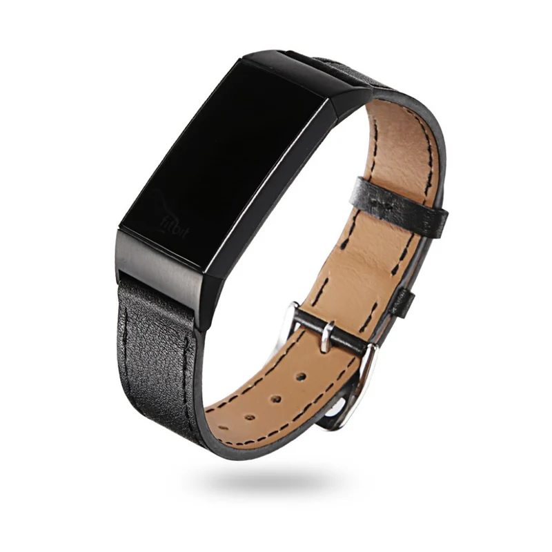 Sehr fantastisch Fitbit Charge 3 Echtes Leder armband