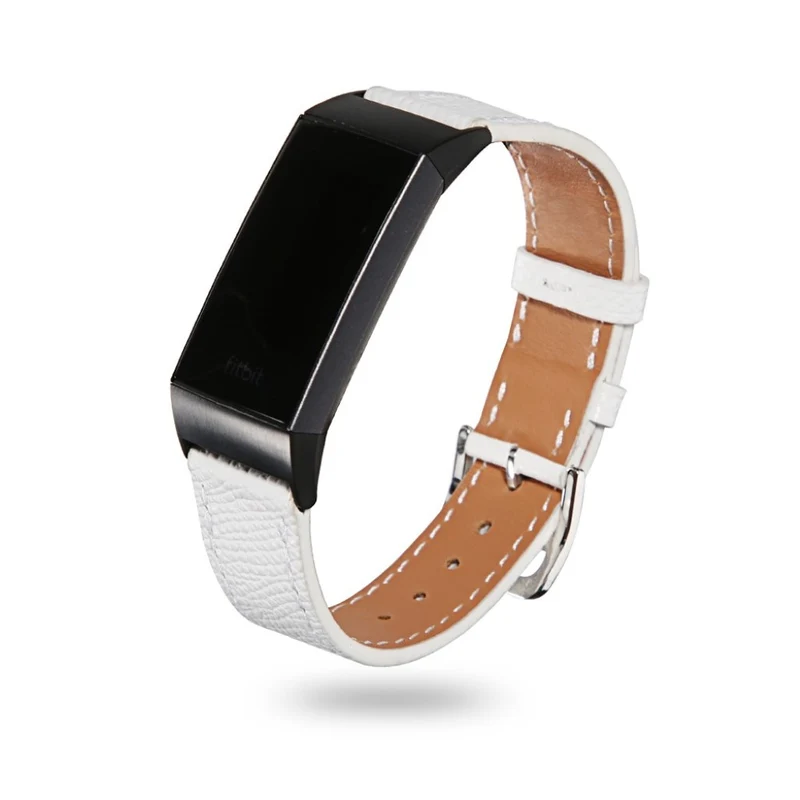 Sehr fantastisch Fitbit Charge 3 Echtes Leder armband