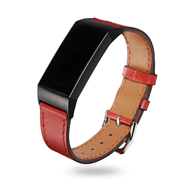 Sehr fantastisch Fitbit Charge 3 Echtes Leder armband