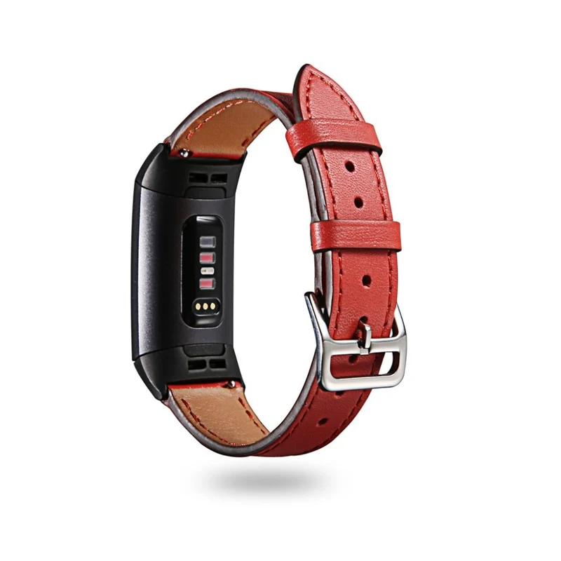 Sehr fantastisch Fitbit Charge 3 Echtes Leder armband