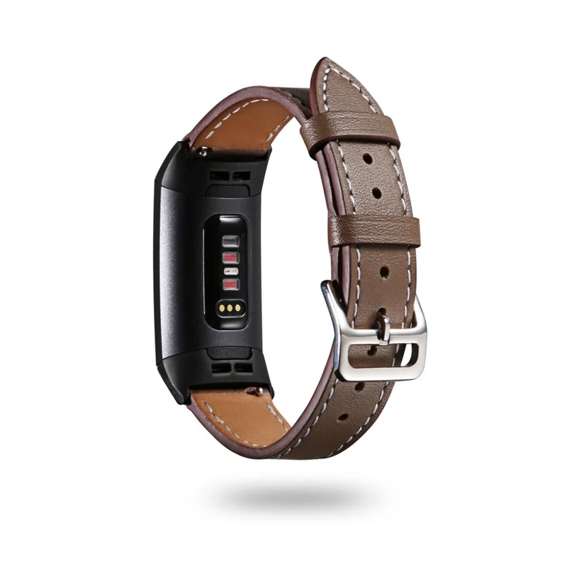 Sehr fantastisch Fitbit Charge 3 Echtes Leder armband