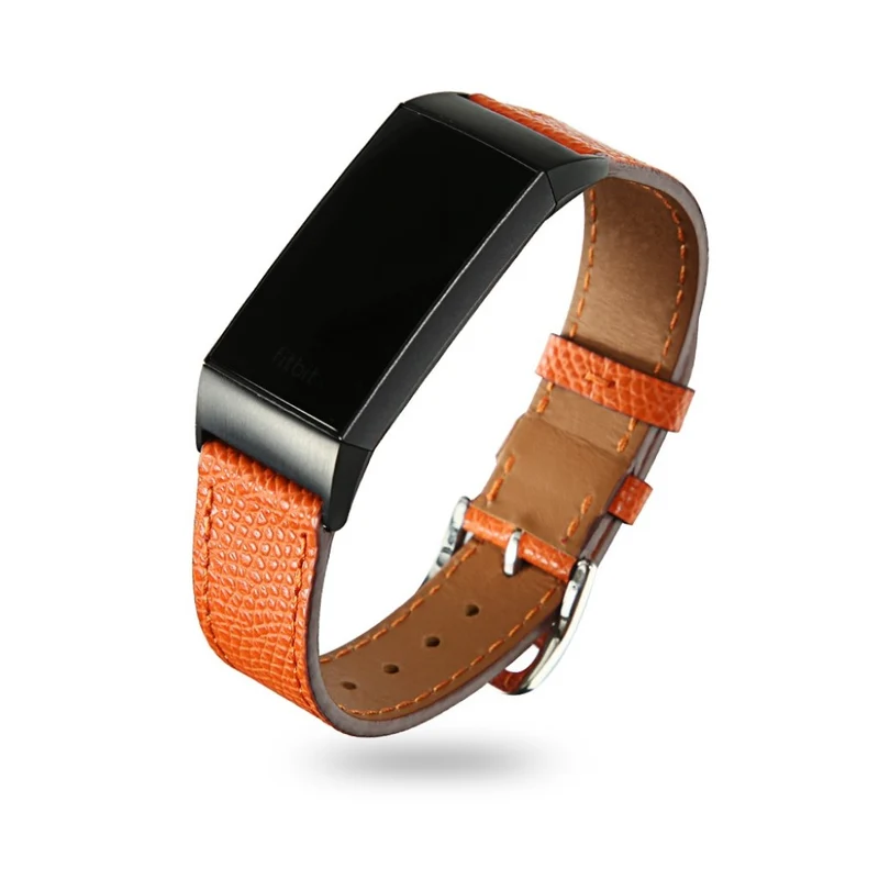 Sehr fantastisch Fitbit Charge 3 Echtes Leder armband