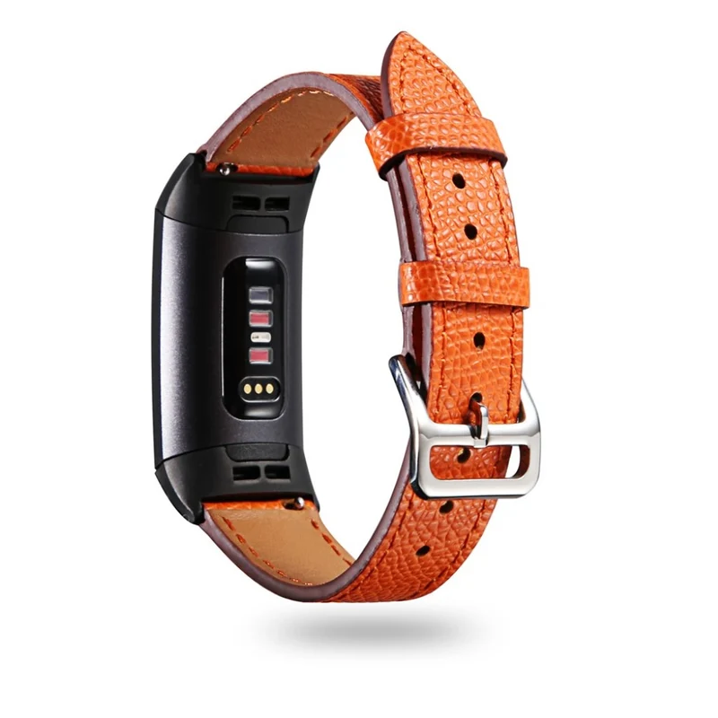 Sehr fantastisch Fitbit Charge 3 Echtes Leder armband