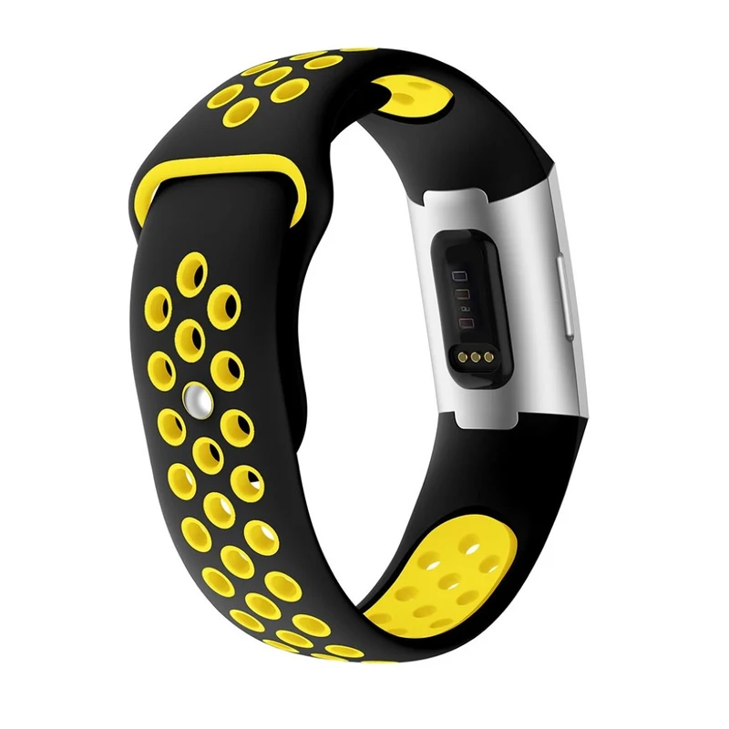 Absolut stylisch Fitbit Charge 3 Silikon / TPU armband - Größe: L